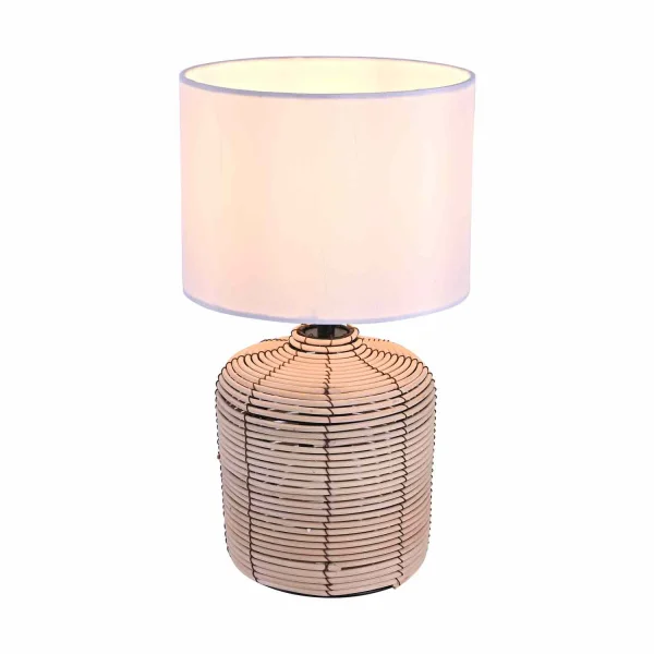 LAMPE DE TABLE ROTIN 35CM ELARA LAMPE DE TABLE ROTIN 35CM ELARA