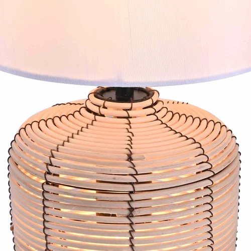 LAMPE DE TABLE ROTIN 35CM ELARA LAMPE DE TABLE ROTIN 35CM ELARA