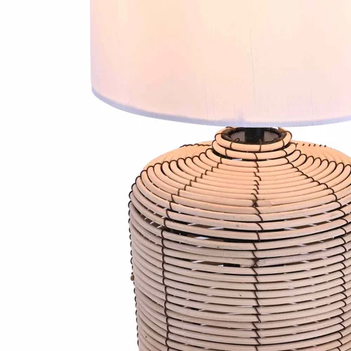 LAMPE DE TABLE ROTIN 35CM ELARA LAMPE DE TABLE ROTIN 35CM ELARA