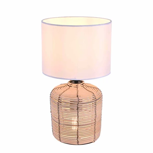 LAMPE DE TABLE ROTIN 35CM ELARA LAMPE DE TABLE ROTIN 35CM ELARA
