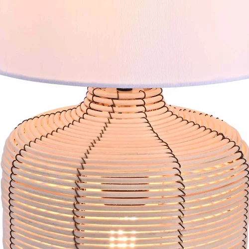 LAMPE DE TABLE ROTIN 40CM ELARA