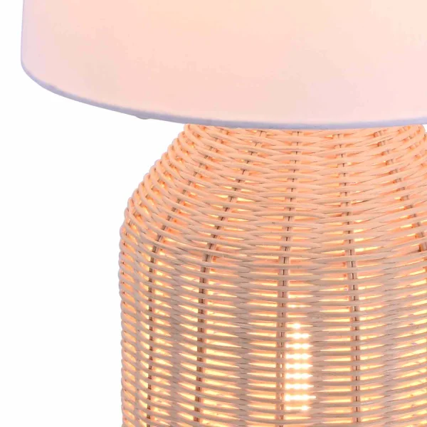 LAMPE DE TABLE ROTIN AMELIE