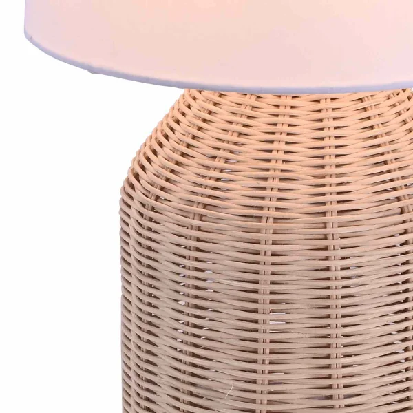LAMPE DE TABLE ROTIN AMELIE