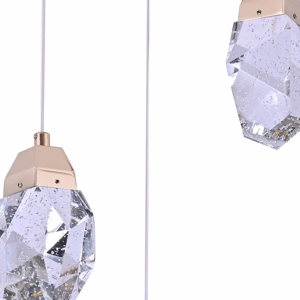 SUSPENSION LED 5 LUMIÈRES 24 W 4000K GISELLE