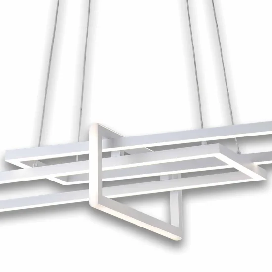 SUSPENSION LED RÉGLABLE 40 W BLANC ATTICUS 2