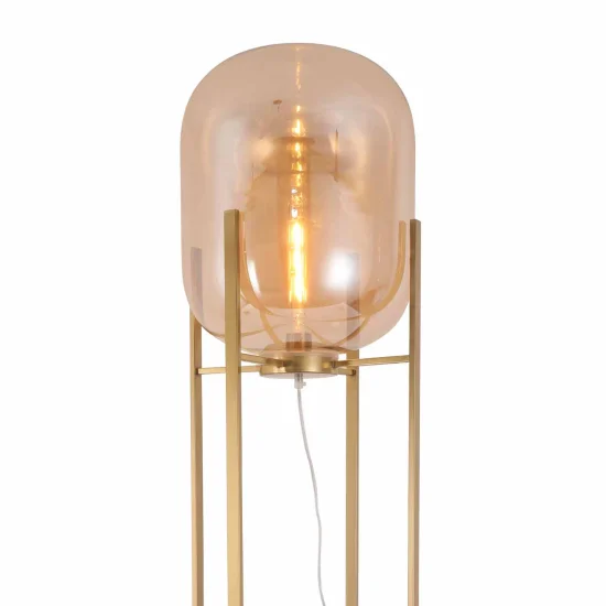 LAMPADAIRE CORDELIA OR/AMBRE 2