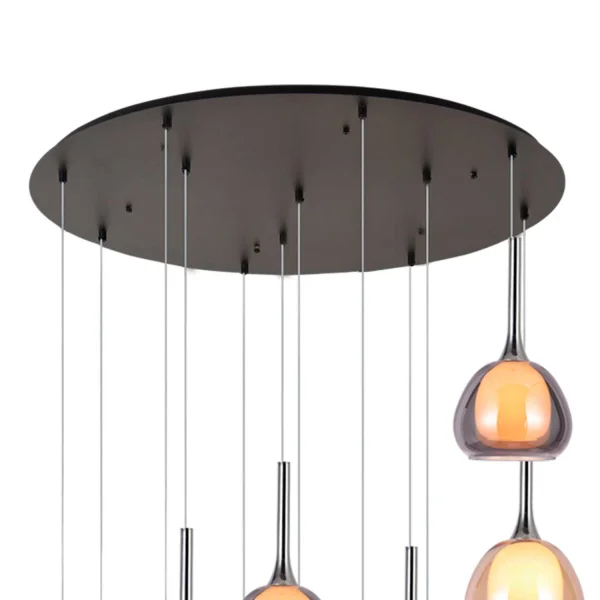 LAMPE D' ESCALIER 12 LUMIÈRES E14 NOLINA