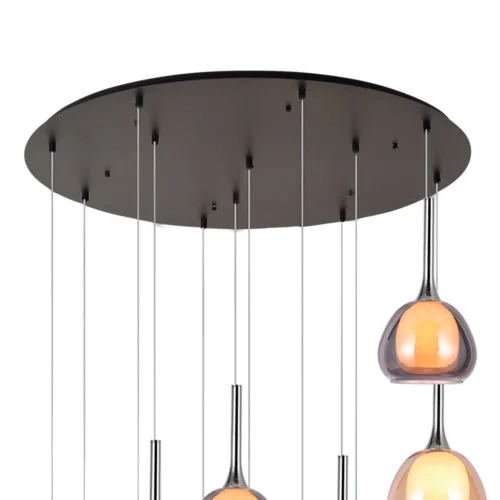 LAMPE D' ESCALIER 12 LUMIÈRES E14 NOLINA