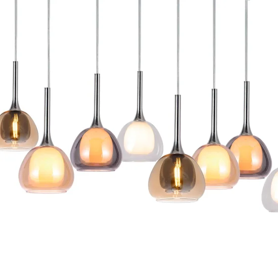 LAMPE D'ESCALLIER 8 LUMIÈRES E14 NOLINA 2