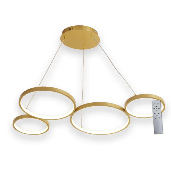 SUSPENSION DE PLAFOND LED RÉGLABLE 65W OR SERENA