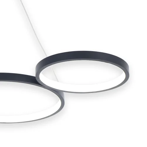 LUSTRE DE PLAFOND LED 65W RÉGLABLE NOIR SERENA