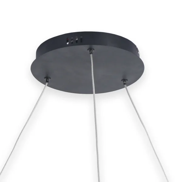 LUSTRE DE PLAFOND LED 65W RÉGLABLE NOIR SERENA