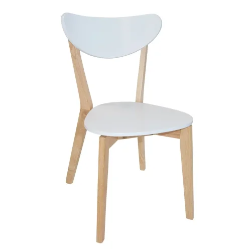 CHAISE ALFONS BLANC/NATUREL