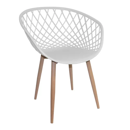 CHAISE PICKELS BLANC