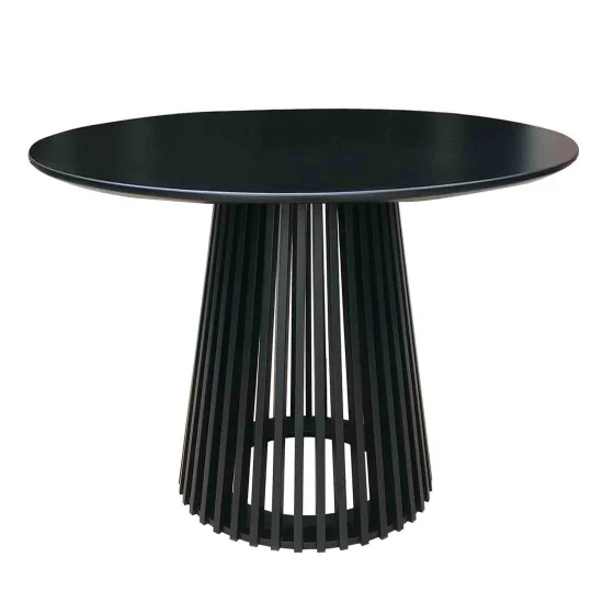 TABLE À MANGER EN BOIS NOIR NEREA