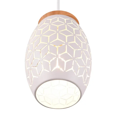 LUSTRE DE SUSPENSION 3 LUMIÈRES EN MÉTAL BLANC E27 BIRKITA LUSTRE DE SUSPENSION 3 LUMIÈRES EN MÉTAL BLANC E27 BIRKITA