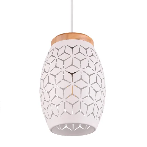 LUSTRE DE SUSPENSION 3 LUMIÈRES EN MÉTAL BLANC E27 BIRKITA LUSTRE DE SUSPENSION 3 LUMIÈRES EN MÉTAL BLANC E27 BIRKITA