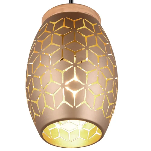 SUSPENSION 3 LUMIÈRES EN MÉTAL COFFEE E27 BIRKITA SUSPENSION 3 LUMIÈRES EN MÉTAL COFFEE E27 BIRKITA