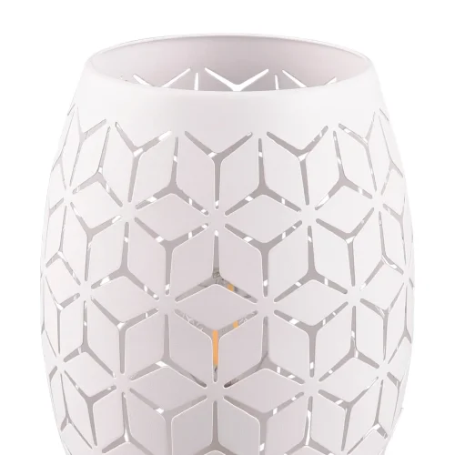 LAMPE DE TABLE 1 LUMIÈRE MÉTAL BLANC E27 BIRKITA LAMPE DE TABLE 1 LUMIÈRE MÉTAL BLANC E27 BIRKITA