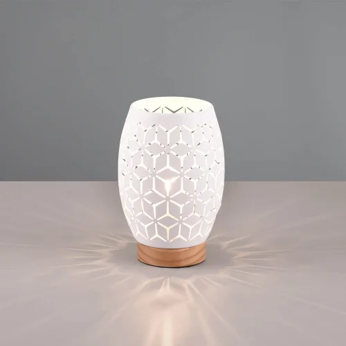 LAMPE DE TABLE 1 LUMIÈRE MÉTAL BLANC E27 BIRKITA LAMPE DE TABLE 1 LUMIÈRE MÉTAL BLANC E27 BIRKITA