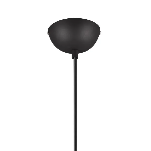 SUSPENSION 1 LUMIÈRE MÉTAL NOIR E27 BIRKITA