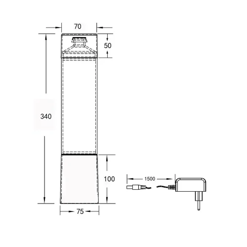 LAMPE DE TABLE LED RGB 9 W SPARKLE