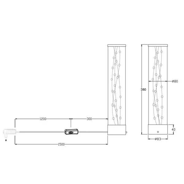 LAMPE DE TABLE LED RGB 1,5 W 3000K RICCI