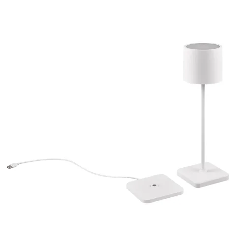LAMPE DE TABLE EXTÉRIEURE LED 1,5 W RÉGLABLE IP54 BLANCHE FRISCO