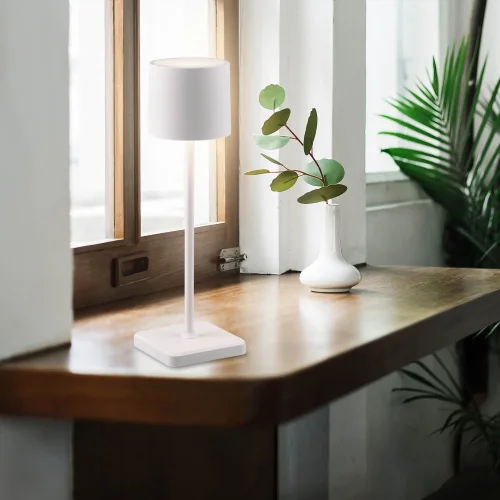 LAMPE DE TABLE EXTÉRIEURE LED 1,5 W RÉGLABLE IP54 BLANCHE FRISCO