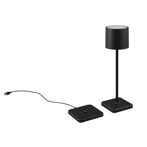 LAMPE DE TABLE EXTÉRIEURE LED 1,5 W RÉGLABLE IP54 NOIRE FRISCO