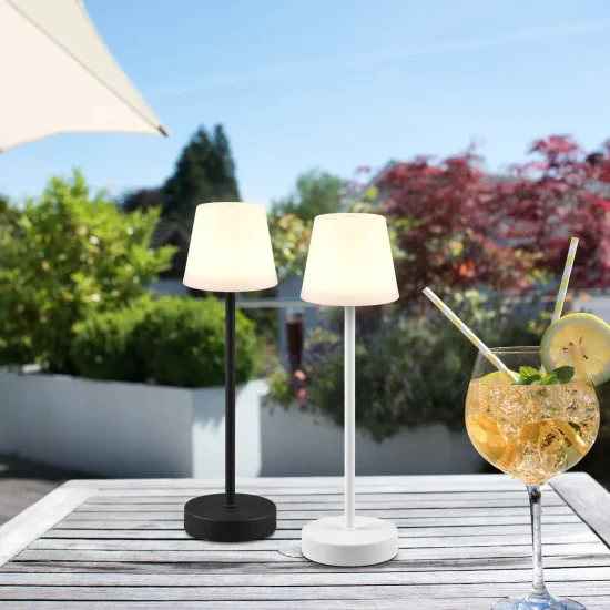 LAMPE DE TABLE TACTILE LED RÉGLABLE 2,2W IP44 BLANC MINNA 2