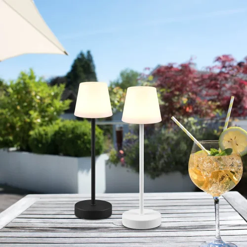 LAMPE DE TABLE TACTILE LED RÉGLABLE 2,2W IP44 BLANC MINNA LAMPE DE TABLE TACTILE LED RÉGLABLE 2,2W IP44 BLANC MINNA