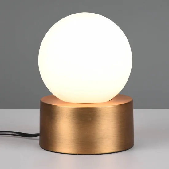 LAMPE DE TABLE TACTILE BRONZE VIEUX E14 HESPERIA 2