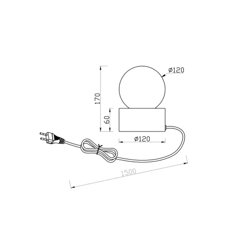 LAMPE DE TABLE TACTILE NOIRE E14 HESPERIA LAMPE DE TABLE TACTILE NOIRE E14 HESPERIA