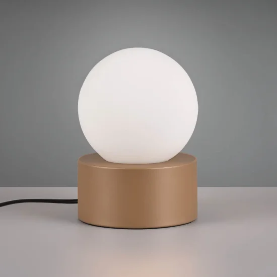 LAMPE DE TABLE TACTILE COFFEE E14 HESPERIA 2