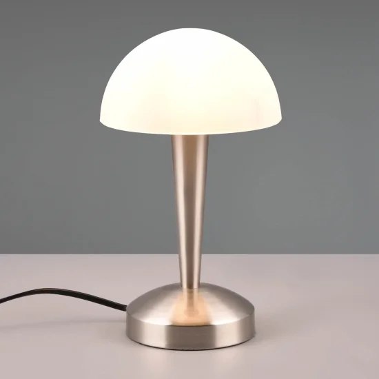 LAMPE DE TABLE TACTILE LED 4,9 W 3000K NICKEL MAT CORK 2