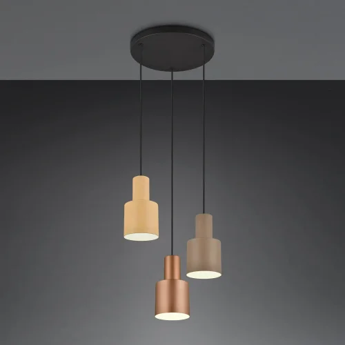 SUSPENSION DE PLAFOND 3 LUMIÈRES E27 AQUILES