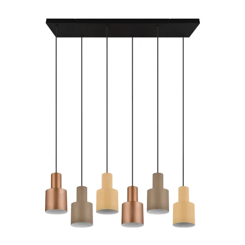 SUSPENSION DE PLAFOND 6 LUMIÈRES E27 AQUILES