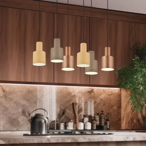 SUSPENSION DE PLAFOND 6 LUMIÈRES E27 AQUILES