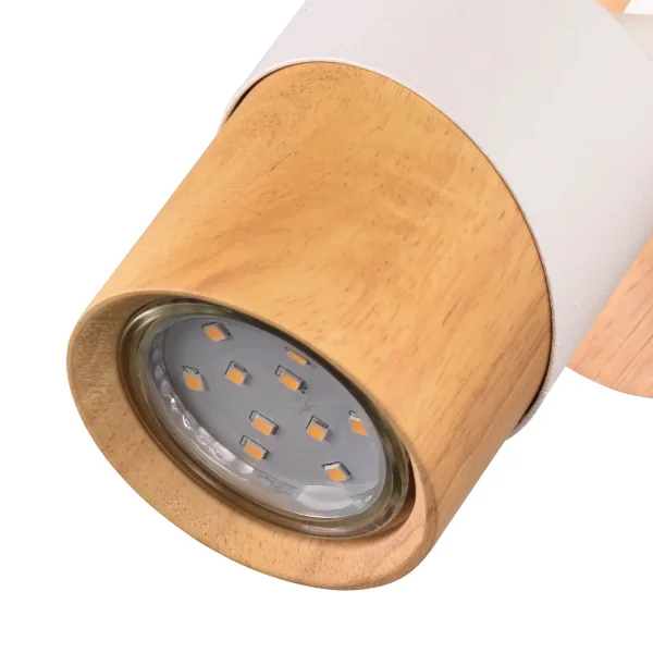 SPOT DE PLAFOND/MUR 1 LUMIÈRE GU10 BLANC AMARU