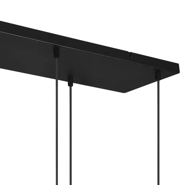 SUSPENSION 6 LUMIÈRES COULEUR ACIER CHROMÉ E14 LESLIE