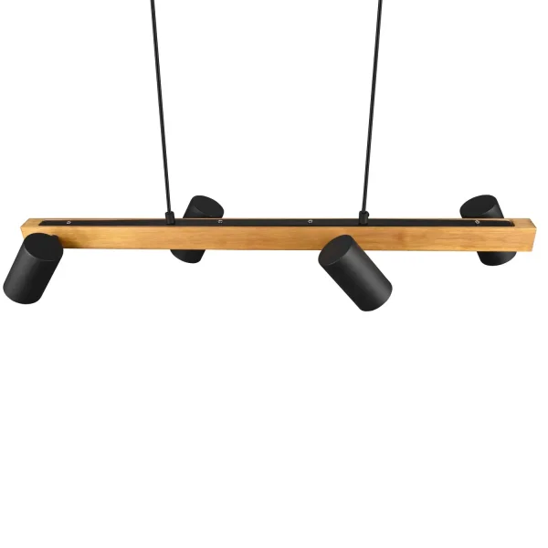 SUSPENSION DE 4 LUMIÈRES GU10 NOIR GRAFTON