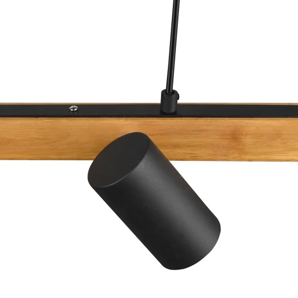SUSPENSION DE 4 LUMIÈRES GU10 NOIR GRAFTON