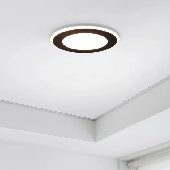 SPOT ENCASTRABLE LED 10W 3000K NOIR ARANZA