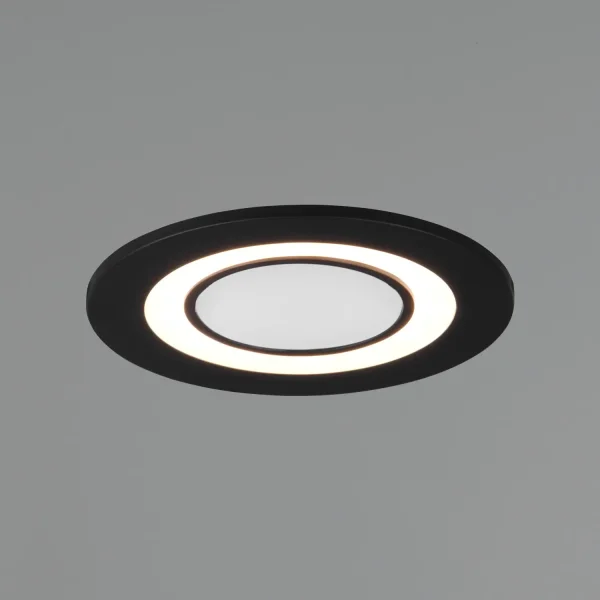 SPOT ENCASTRABLE LED 5W 3000K NOIR COLOMBO