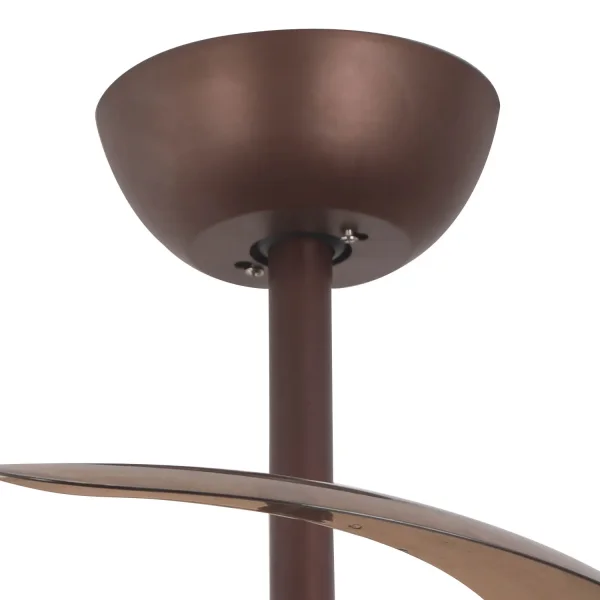 Ventilateur de Plafond Pales Pliantes LED 35W 2700-6000K Marron Lorelei|briller