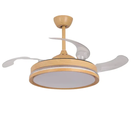 Ventilateur de Plafond Pales Pliantes LED 35W 2700-6000K Bois Lorelei|briller