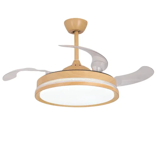Ventilateur de Plafond Pales Pliantes LED 35W 2700-6000K Bois Lorelei|briller
