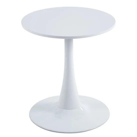 Table d'Angle San Antoni Ø50 cm Blanche | Lúzete 2