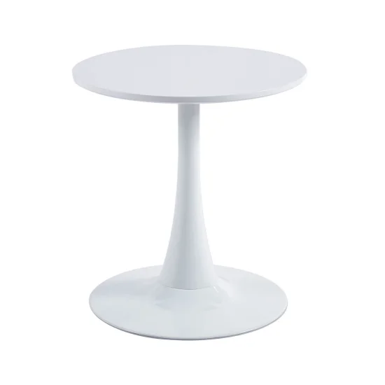Table d'Angle San Antoni Ø50 cm Blanche | Lúzete